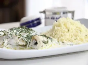 Filet de lieu noir aux herbes