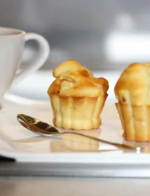 Muffins à la pomme et à la poire