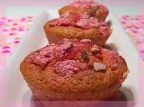 Muffins Rose Bonbon