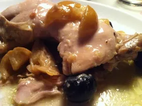 Poulet aux citrons confits et lait de coco