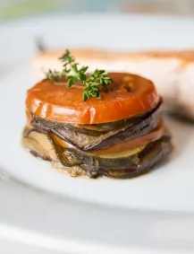 Tian Provençal (tomates, aubergines et courgettes)
