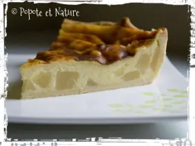 Tarte au quemeu aux poires